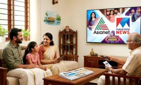 Asianet and Manorama dominance in Kerala households.