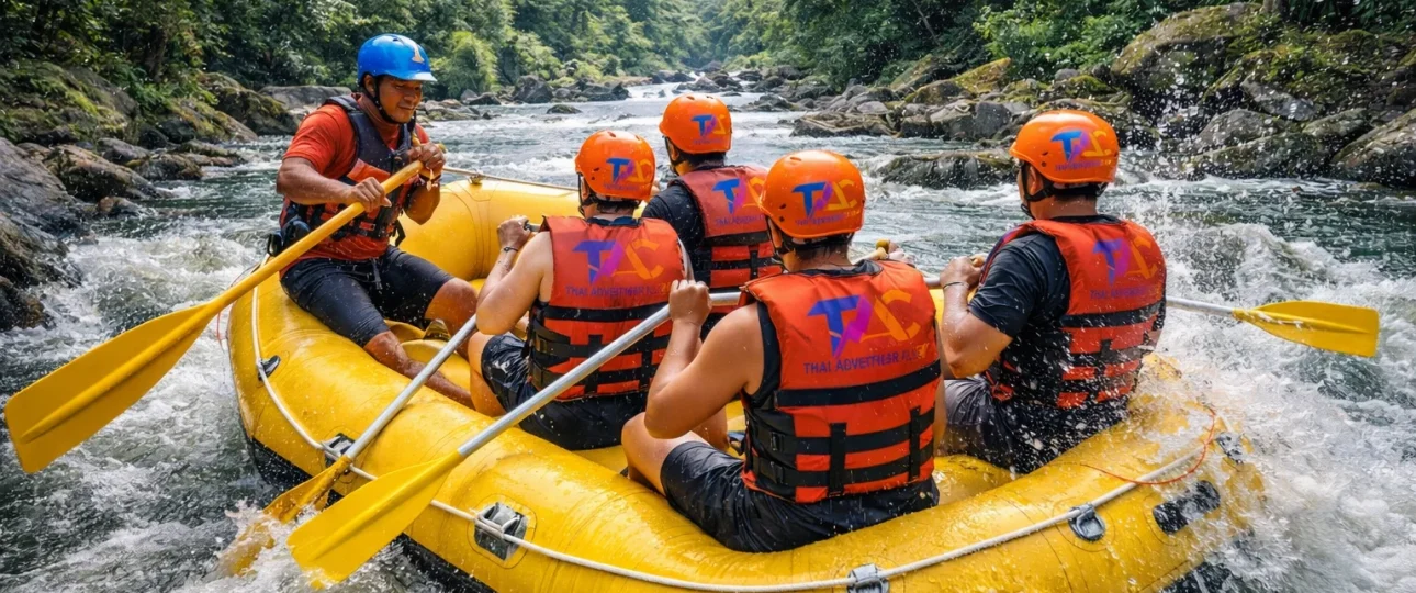 Join Our white water rafting tour - Thai Adventure Club