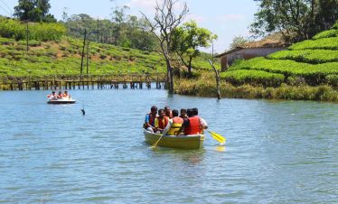 Ideal for illustrating the serene landscapes perfect for a 1-day trip.