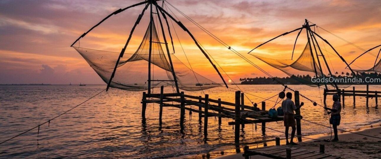 A wide-angle landscape photograph captured during a golden sunrise