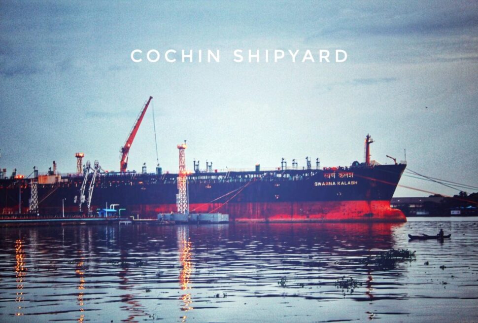 Giant Indian cargo ship open to public in Kochi on National Maritime Day