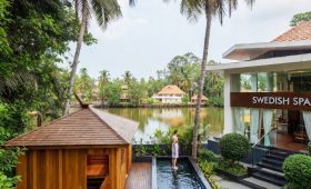 Hot to cold plunge at Swedish Spa in Kerala