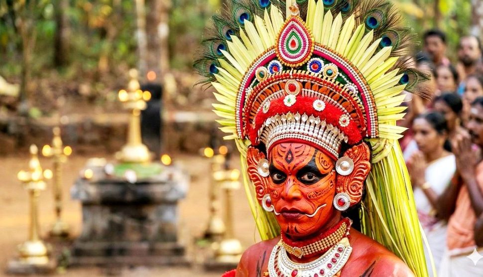 Theyyam performer Kerala 2026 ritual dance.