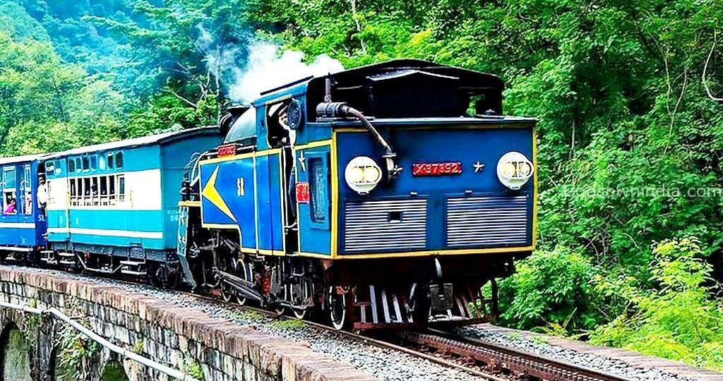 Ooty toy train ride in Nilgiris Western Ghats Tamil Nadu