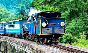 Ooty toy train ride in Nilgiris Western Ghats Tamil Nadu