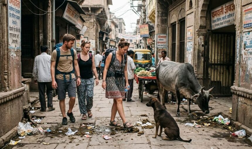 Stray animals in India