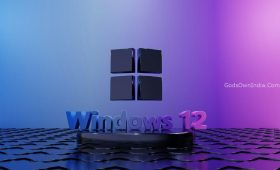 a purple and blue room with windows 12 on the wall